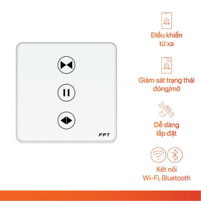 Công tắc cửa cuốn vuông Leto WiFi-BLE