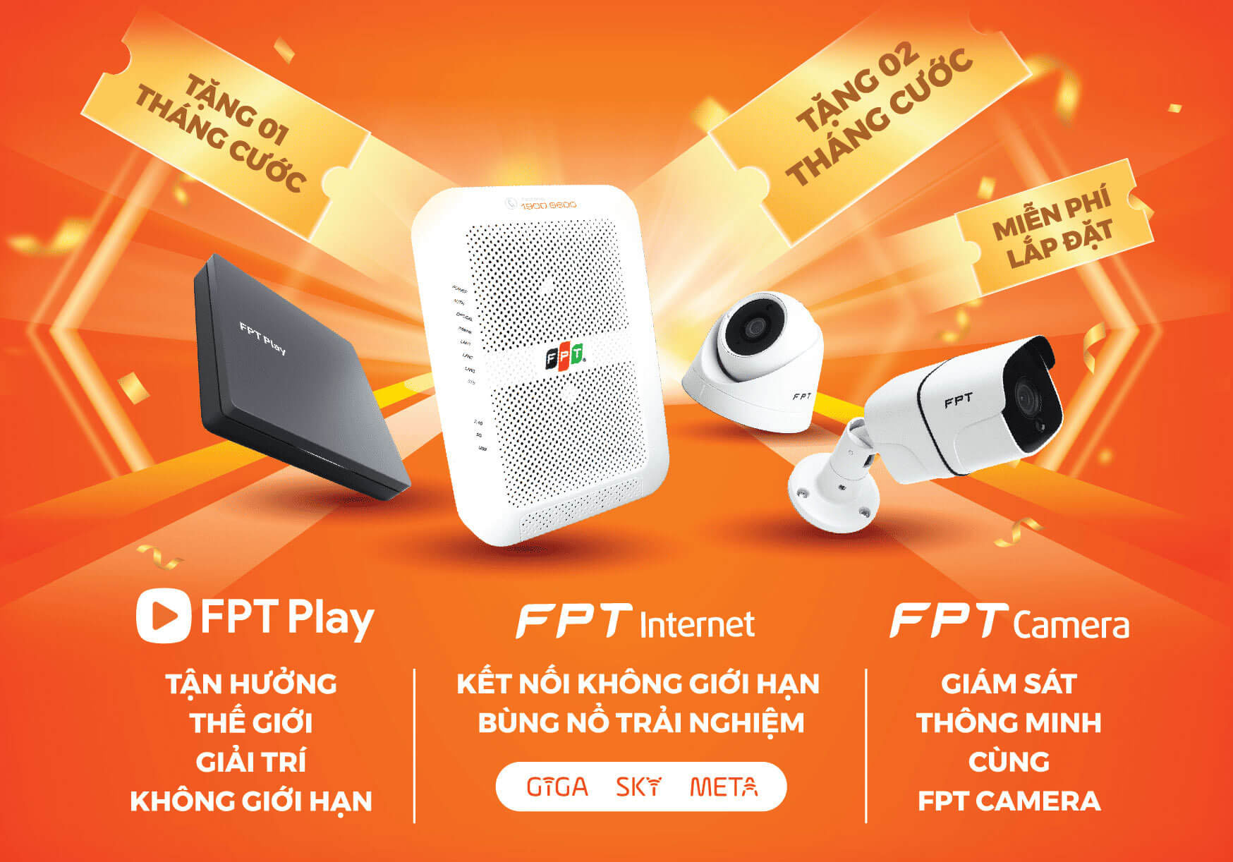 Dịch Vụ Đi Kèm Khi Lắp Đặt Mạng FPT