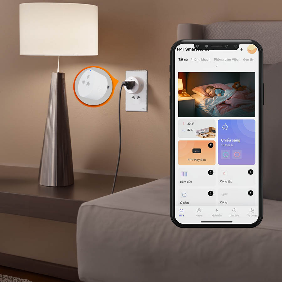 Image Tích Hợp Công Nghệ IoT Hiện Đại Tại FPT Smart Home Yên Bái