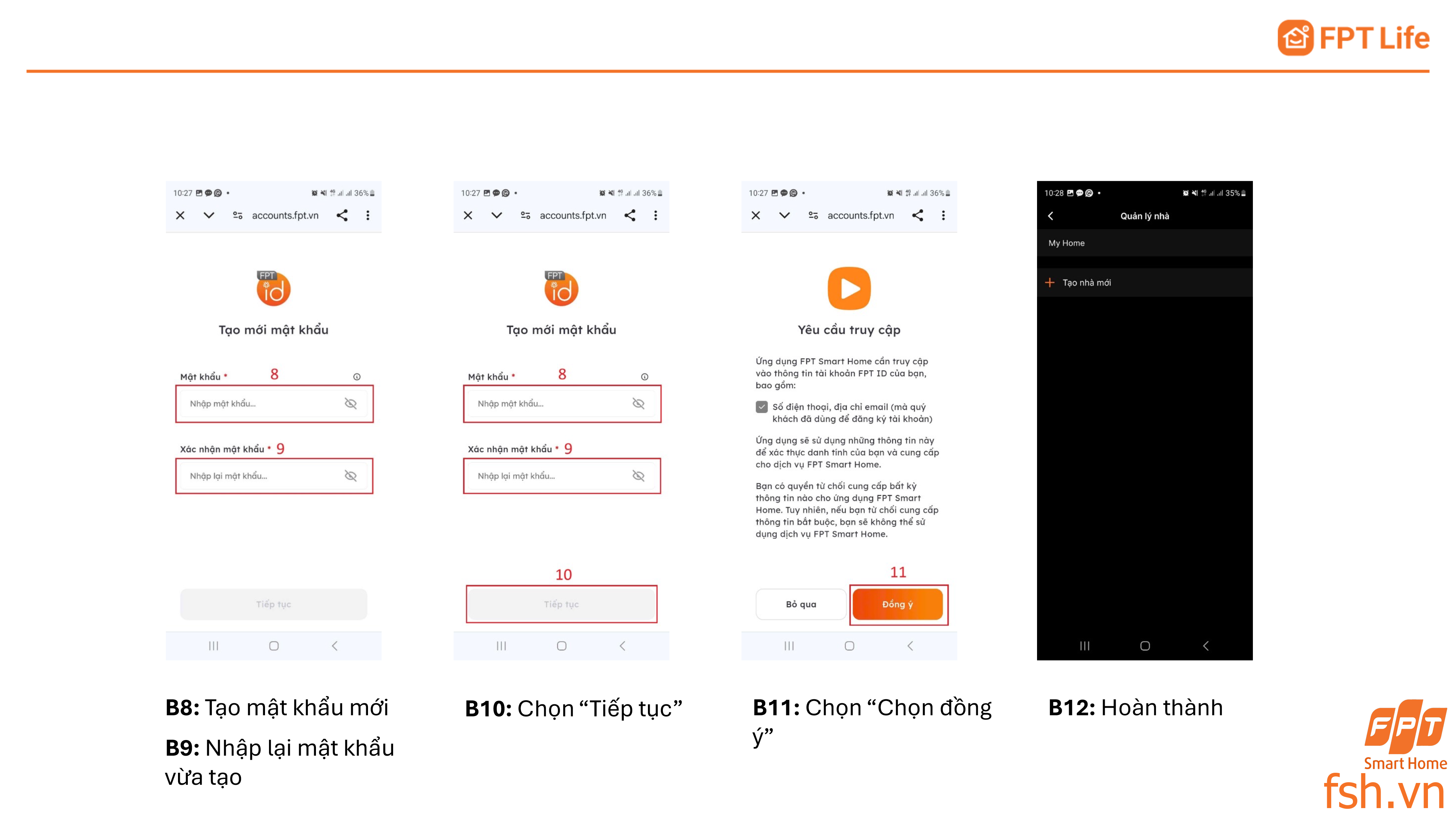 Hướng dẫn Tạo tài khoản Mới App FPT Life Pro - 3